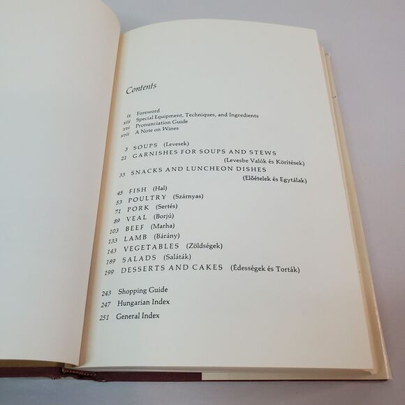 The Hungarian Cookbook by Susan Derecskey ~ Vintage 1972 Hardcover w/DJ - Picture 6 of 12